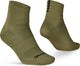 Gripgrab - lightweight SL short performance summer cycling socks 1 pair of coolmax cycling socks low cut - olive green - unisex - size S (38-41)