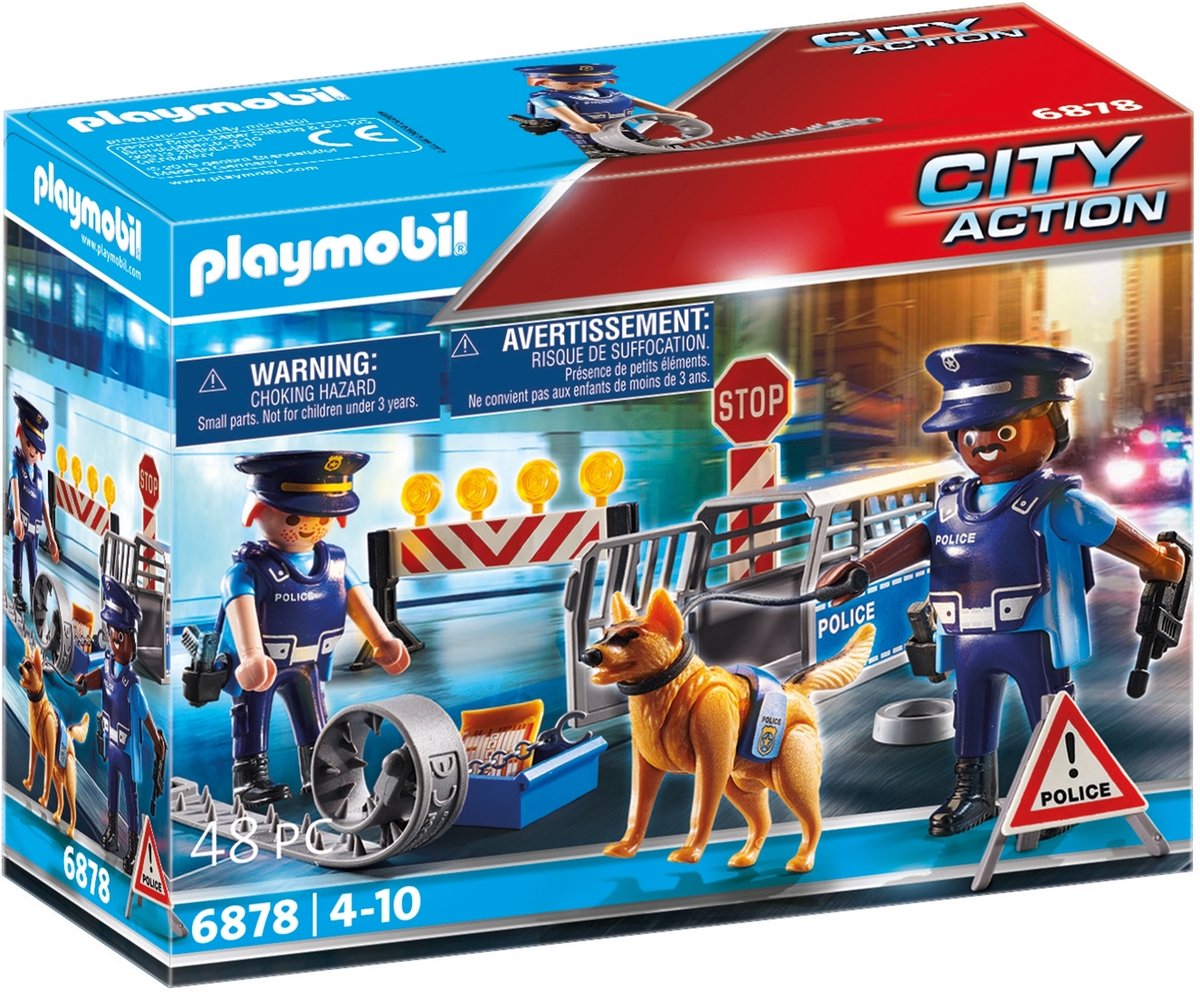 Playmobil City Action Polizei-Straßensperre