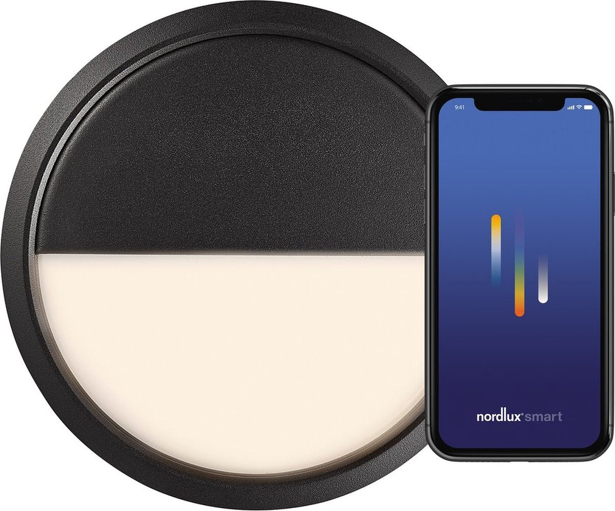 Nordlux LED Deckenleuchte Ava Smart Light Schwarz 10W 2700K 20cm - 4806410
