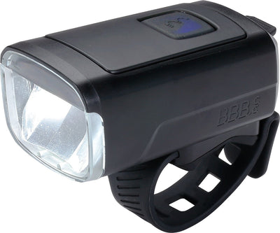 Bbb Cycling Stud50 Fahrradscheinwerfer – Fahrradbeleuchtung USB wiederaufladbar – City-Fahrrad-Frontlicht – Fahrrad-Frontlicht – 200 Lumen – wasserdicht – lange Akkulaufzeit – BLS-230