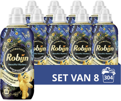 Robijn – Weichspüler – schönes Geheimnis – 8 Flaschen – 304 Waschgänge – Vorteilspackung