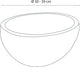 Differnz Nusa Waschbecken - Flussstein - ã˜ 30-39 cm
