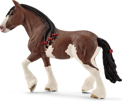 Schleich Farm World – Clydesdale Mare – Spielfigur – Kinderspielzeug für Jungen und Mädchen – 3 bis 8 Jahre – 13809