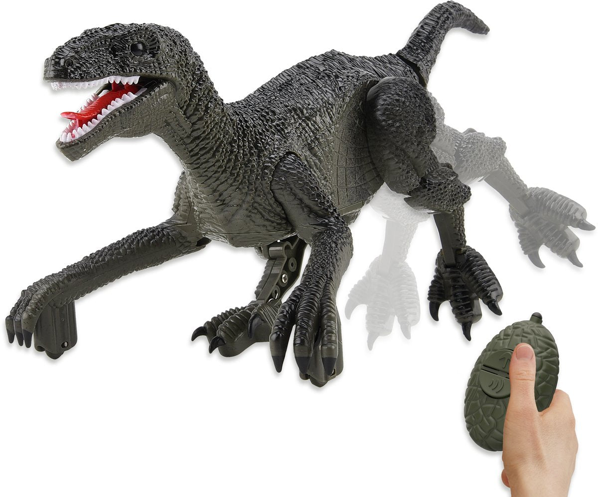 Gear2play RC 2,4 GHz steuerbarer Dino-Raptor-Roboter