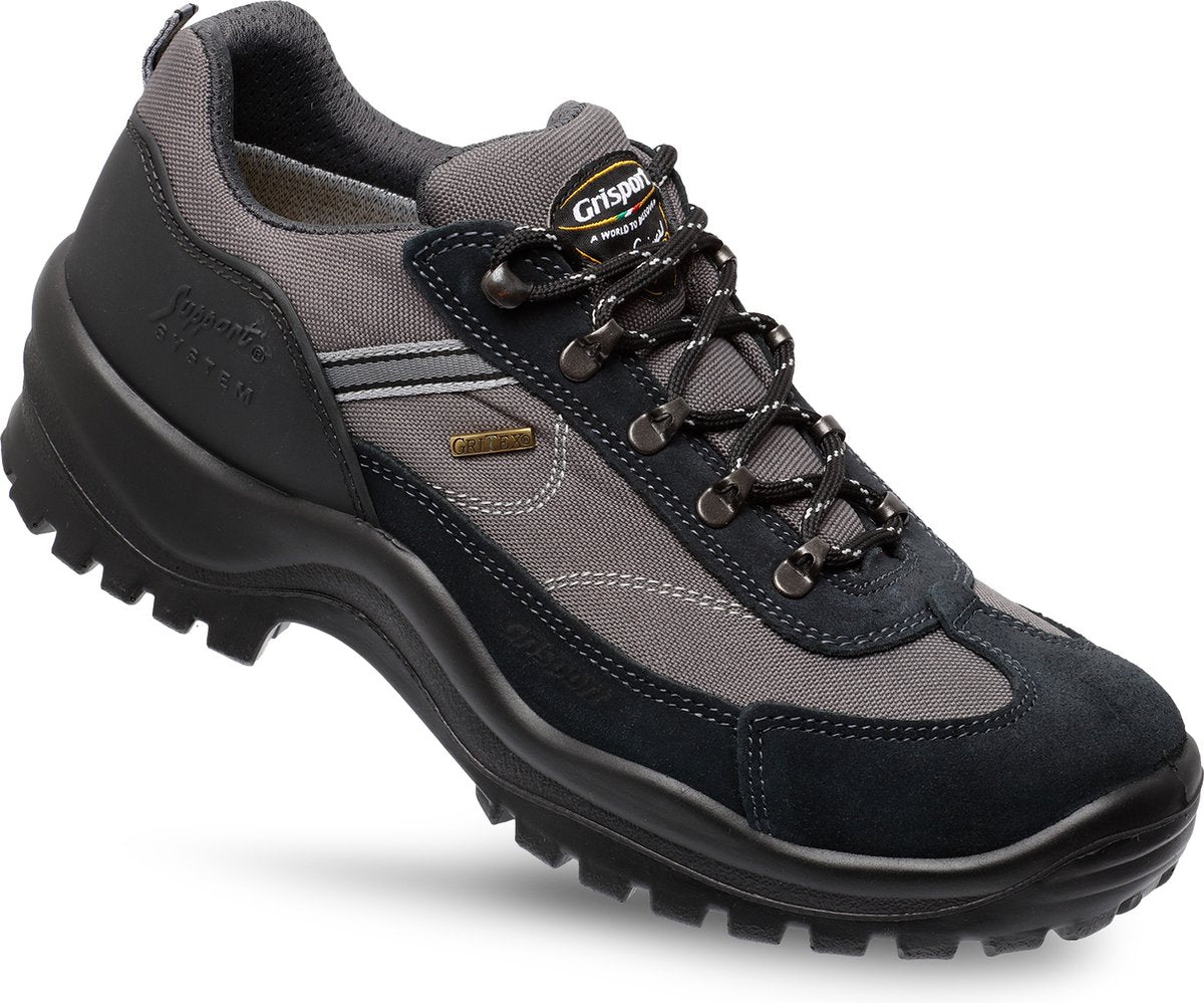 Grisport Torino Low Unisex-Wanderschuhe – Grau Schwarz – Größe 39