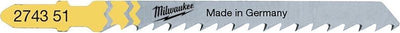 Milwaukee t 101 d Stichsägeblatt für Präzisionsschnitte in Holz ve= 5 - 4932274351