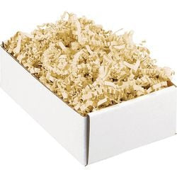 Zerknittertes Papierschnitzel, Raja-Lpi-Papier, Elfenbeinfarben