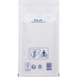 Gefütterte Umschläge Raja PMBL00C Papier weiß