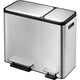 Eko Eko Pedal Bin EcoCasa 30+15 l Matzilverklegg