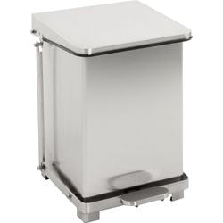 V-Teil Treteimer 31058082 Edelstahl (Edelstahl) Silber