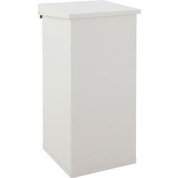Dutchdesign Treteimer 31709793 pulverbeschichtetes Aluminium weiß