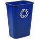 Rubbermaid Abfallbehälter 76194180 Polyethylen blau