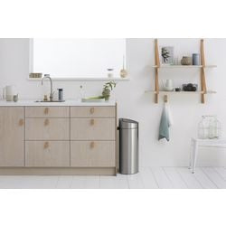 Brabantia Abfallbehälter 55114809 Edelstahl (Edelstahl) Silber