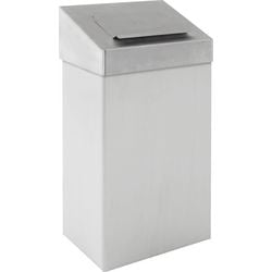 Dutchdesign Abfallbehälter 31650002 Edelstahl (Edelstahl) Silber