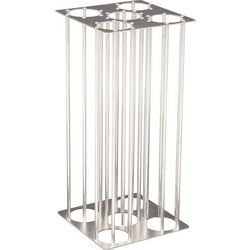 Dutchdesign Abfallbehälter 31719723 Aluminium silber