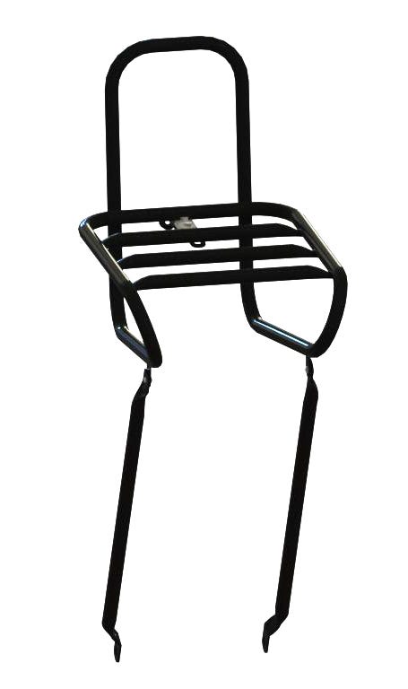 Steco Frontgepäckträger glatt schwarz 25cm