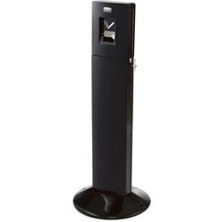 Aschenbecher Rubbermaid 76194371 verzinkter Stahl schwarz