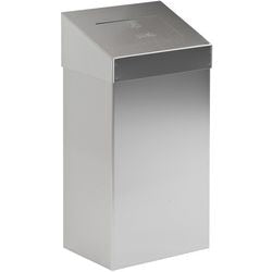 Dutchdesign Abfallbehälter 31021802 Edelstahl (Edelstahl) Silber