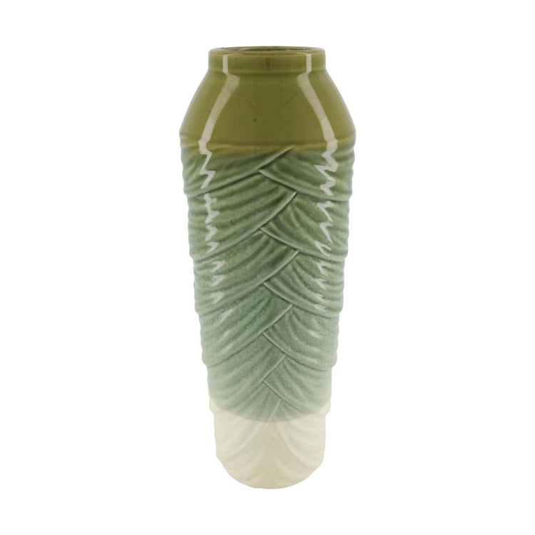 Dijk Natural Collections Vase Keramik grün creme ø17xh46cm