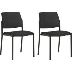 Stapelstuhl Mayer Sitzmöbel 2518 Stoff schwarz