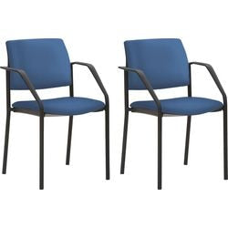 Stapelstuhl Mayer Sitzmöbel 2518 Stoff blau
