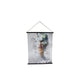 Cozydecor Wanddekoration Frau Stoff 76x97cm