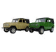 Aro Jeep grün oder beige Reibung 1:32 b.light