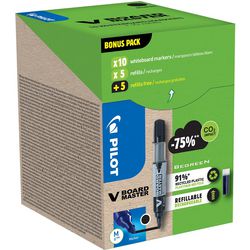 Whiteboardmarker Pilot Greenpack schwarz 2,3 mm