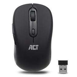 ACT Wireless Maus, USB -Nano -Empfänger, 1600 dpi, schwarz