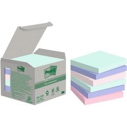 Pic-Haftnotizen, Post-it, recycelt, 76 x 76 Stück, 6 Kartonfarben, sortiert