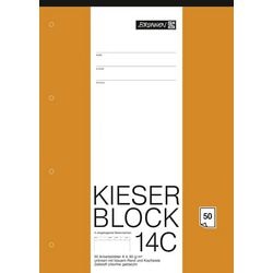 Schreibblock braun A4