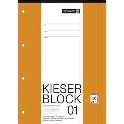 Schreibblock braun A4