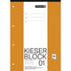 Schreibblock braun A4