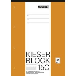 Schreibblock braun A4