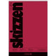 Skizzenblock braun rot