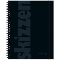 Brunnen A5 schwarzes Skizzenbuch