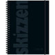 Brunnen A5 schwarzes Skizzenbuch