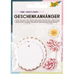Papier-Geschenkanhänger Folia ca. 12 Stück