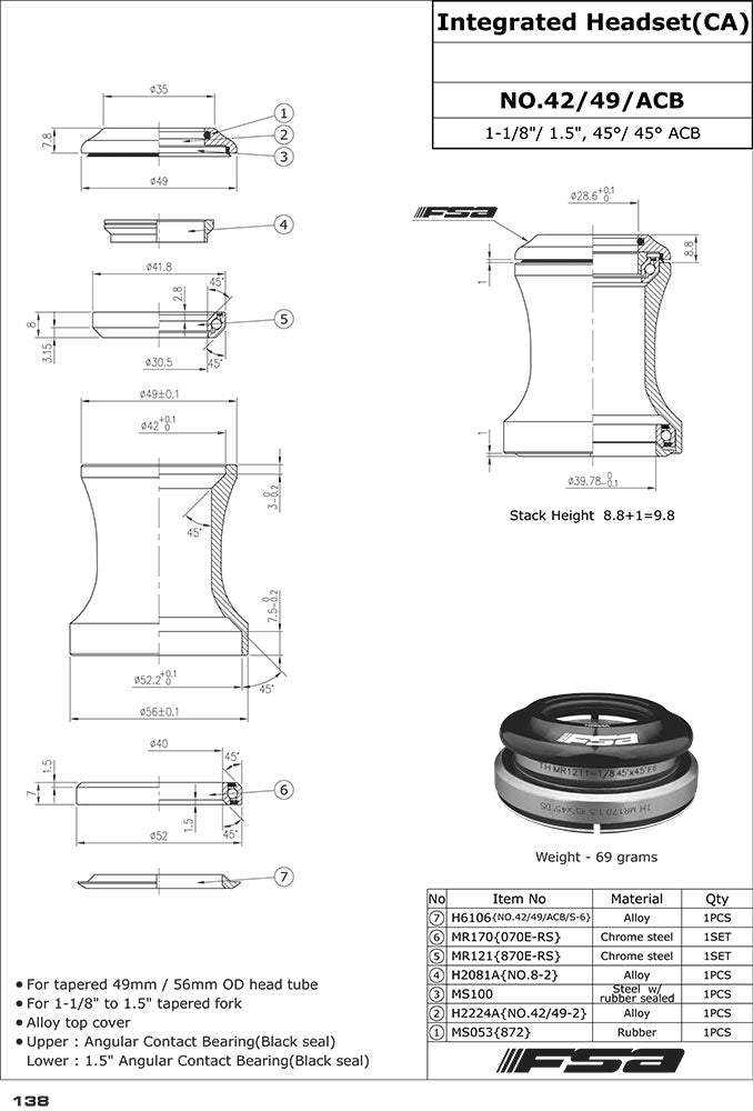 FSA-Nr. 42 49 Acb-Headset