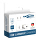 Ansmann Telefon Ladegerät Block USB-A White