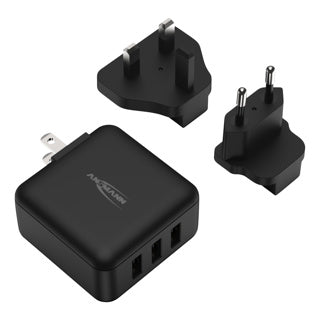 USB Travel Charger 15W mit anspruchsvollen AC Pekkers