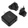 USB Travel Charger 30W mit austauschbaren Steckern