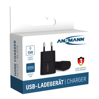 Ansmann Telefonladegerät von USB-A Black