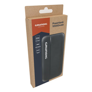 Powerbank 10000mah schwarz | 2 Stk