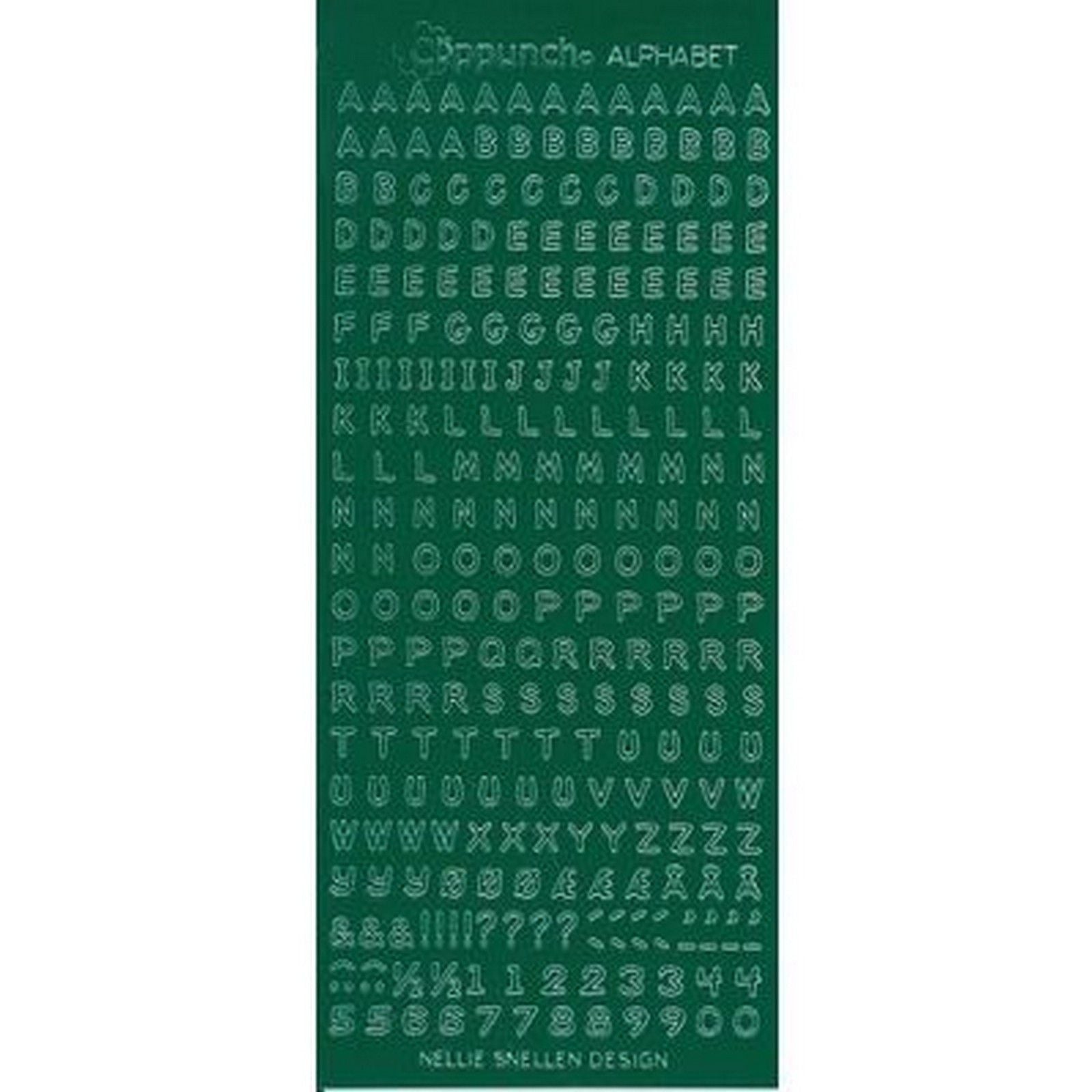 Nellies Wahl • Aufkleber mit Alphabet-Bonbons, 10 Stück