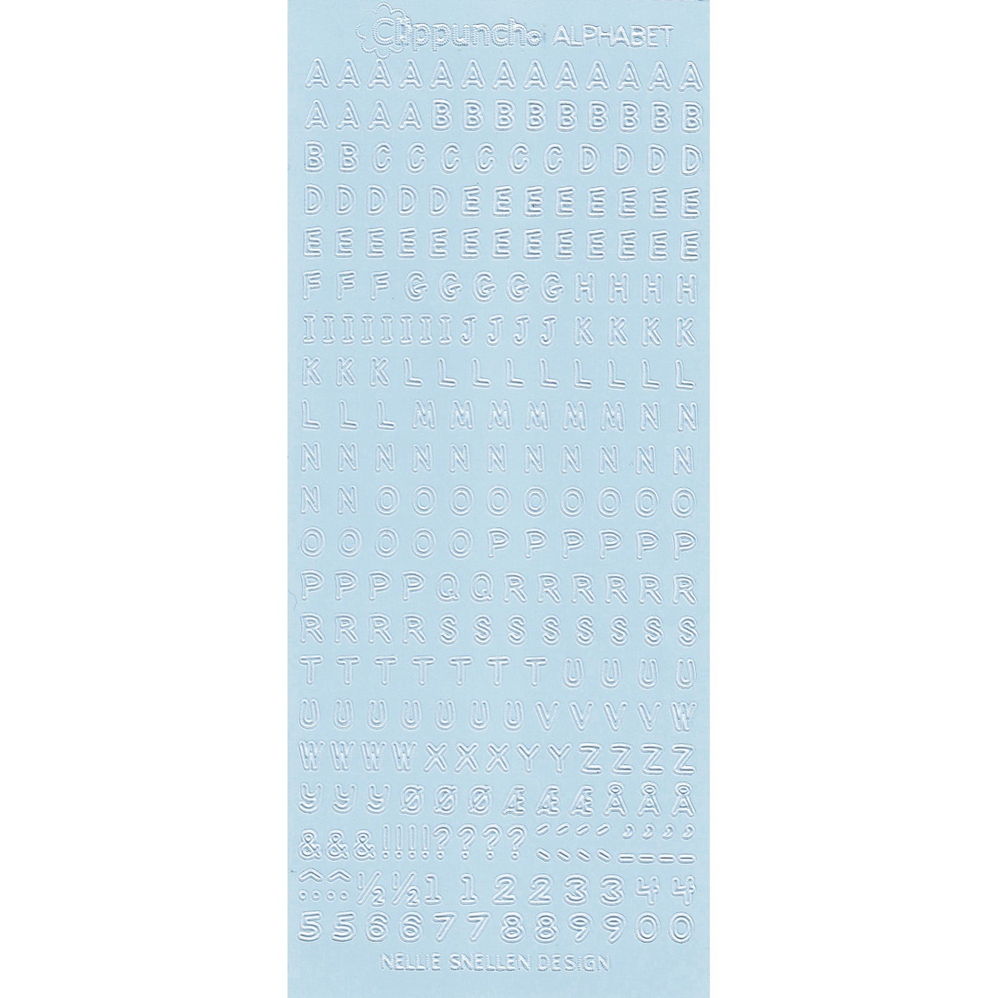 Nellies Wahl • Aufkleber Alphabet Eis 10 Stück