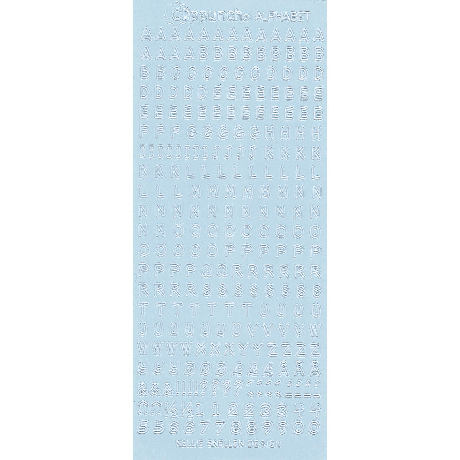 Nellies Wahl • Aufkleber Alphabet Eis 10 Stück
