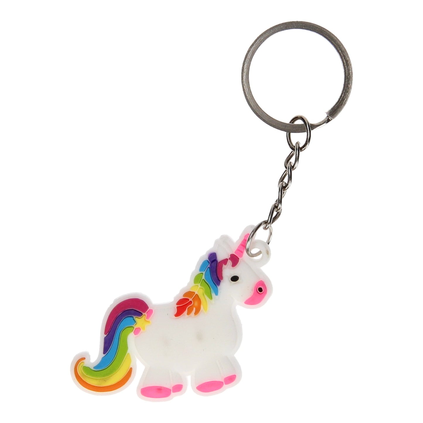 LG-Imports Schlüsselbund Eenhoorn Regenbogen