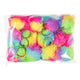 LG importiert flauschige Key Ring Rainbow Ball, 12st.