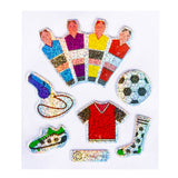 LG-Imports-Aufkleber Fußball glitzern - afbeelding 3